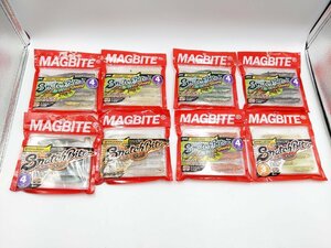 (管84496) 未開封 マグバイト スナッチバイトシャッド シュリンプ 3in 4in 8袋セット ロックフィッシュ ワーム