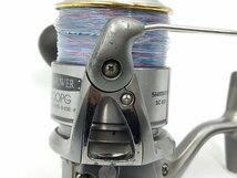 (管83581)Shimano シマノ ツインパワー 8000PG SC83P スピニングリール ジギング 青物_画像4