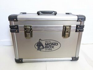 (管84824) 希少 α・BIG アルファビッグ MONOBOX モノボックス ジュラルミン製 鮎 仕掛け箱 仕掛け入れ ケース