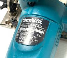 1円スタート★ 【動画あり】 makita マキタ 丸ノコ マルノコ 125mm 5230 電動工具 のこ 切断 動作OK 領収書/静岡直引OK k0313-1-1.5b_画像6