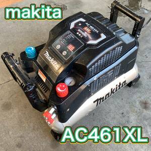 1円スタート★【動画あり】 マキタ makita 11L エアコンプレッサー AC461XL 常圧/高圧コンプレッサ 満充填5分 4口 領収書OK k0318-5-1.5b