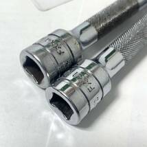 ★ Snap-on スナップオン エクステンションバー 2本 FXK11/FXK4 差込サイズ3/8 領収書/静岡直引OK k0328-4-1b_画像2