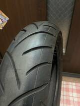 中古MCタイヤ バリ山 DUNLOP SCOOTSMART 120/70-12 ダンロップ 120 70 12 3820 K4689_画像2