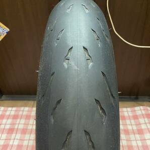 中古MCタイヤ 2021年製造 MICHELIN 2CT power5 120/70ZR17 ミシュラン パワー5 120 70 17 5021 K4696の画像1