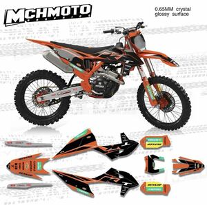 【送料無料】グラフィックデカールステッカーktm exc excf xc xcf 2020 2021 sx sxf 2019-2021 125 200 250 300 350