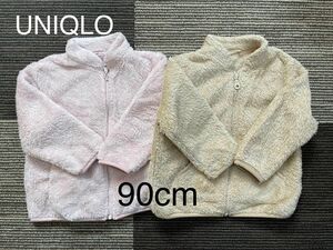 UNIQLO ユニクロ フリース アウター ベビー キッズ 90cm もこもこ ジャケット