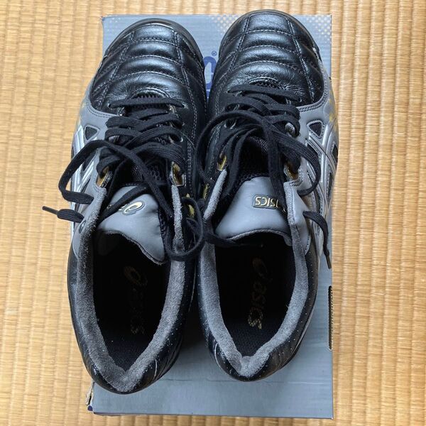 箱ありは別途プラス500円 アシックス デスタッキ 4J ワイド 定価半額以下 数回体育館内使用