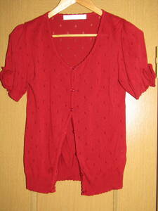 PINK HOUSE[ cardigan ] red series 