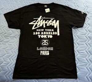 希少　新品タグ付き　STUSSY ステューシー Tシャツ　CURTIS コラボ　Mサイズ