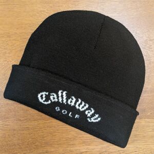 キャロウェイ Callaway ニット帽 ブラック ニットキャップ 