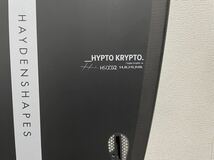 【新品未使用正規品】HAYDEN SHAPES『 HYPTO KRYPTO5.8 』 サーフィン サーフボード　_画像7