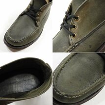 Russell Moccasin ラッセルモカシン チャッカブーツ ヌバック レザー 1726 size 8E #17324 アメカジ 本革 シューズ カジュアル_画像6