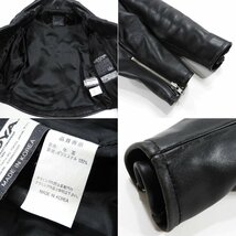 KADOYA カドヤ ダブル ライダースジャケット Size M #17961 レディース バイカー 革ジャン 本革_画像6