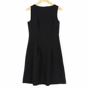 ANTEPRIMA Anteprima wool no sleeve One-piece black size 38 #17046 lady's dress dress beautiful .