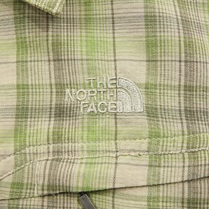 THE NORTH FACE ノースフェイス チェックシャツ size S #17092 送料360円 ナイロン アウトドア トップスの画像4