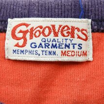 Groovers グルーヴァーズ 半袖 リンガーTシャツ size M #17336 送料360円 アメカジ グルーバーズ プリント 刺繍_画像3