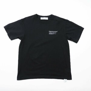 LEGENDA レジェンダ 半袖 コットン Tシャツ ブラック size F #17537 送料360円 ストリート ロゴ トップス