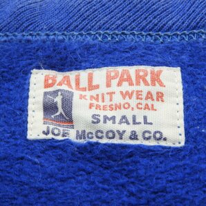The REAL McCOY'S リアルマッコイズ スウェットシャツ ブルー 前V はめ込み Size S #17446 アメカジ スエット トレーナーの画像4