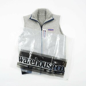 未使用 WAREHOUSE ウエアハウス 2136 クラシックパイルベスト グレー Size M #17451 アメカジ カジュアル