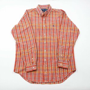 90's RALPH LAUREN ラルフローレン BLAKE 長袖 チェックシャツ size M #17602 オールド ヴィンテージ コットン アメカジ カジュアル