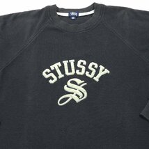 STUSSY ステューシー 長袖 サーマル Tシャツ アメリカ製 size M #17803 送料360円 オールド ストリート USA 米国製 ロゴ_画像4