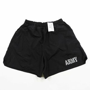 未使用 09年製 米軍 ARMY トレーニングショーツ ブラック size M #17884 送料360円 ミリタリー ショートパンツ アメリカ軍 実物の画像1