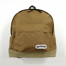 未使用 LENO × OUTDOOR PRODUCTS リュック DAYPACK デイパック #17908 アウトドア リノ アウトドアプロダクツ スエード バックパック_画像1