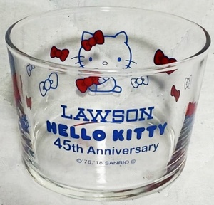 LOWSON ローソン HELLO KITTY 45th Anniversary ハローキティ デザートグラス