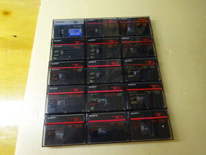 **[ used ]mini-DV tape 14ps.@. cleaning tape **