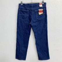 中古 古着 Wrangler デニムパンツ W36 ラングラー ビッグサイズ インディゴ メキシコ製 古着卸 アメリカ仕入 2403-224_画像4