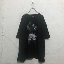 中古 古着 半袖 プリント Tシャツ 3XL ブラック ホワイト モハメドアリ メキシコ製 ビッグサイズ 古着卸 アメリカ仕入 a603-6652_画像2