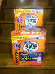 リリーフ薄型３回分 サイズM-L合計88枚 花王リリーフ 大人用紙おむつ その①