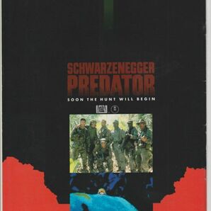 パンフ■1987年【シュワルツェネッガー プレデター】[ B ランク ] ジョン・マクティアナン アーノルド・シュワルツェネッガーの画像3