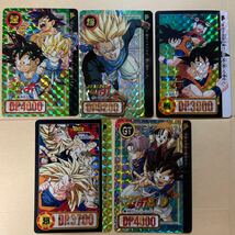 ドラゴンボールカードダス　表裏キラ5枚セット_画像2