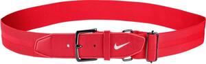 [ not yet sale in Japan ] Nike baseball for belt Adjustable Baseball/Softball Belt 3.0 red one size 