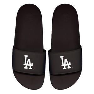 [ в Японии не продается размер 25~26cm] MLB сандалии Islidedoja-sLos Angeles Dodgers ISlide Primary Motto Slide Sandals черный 
