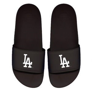 【日本未発売 サイズ27〜28cm】 MLB サンダル Islide ドジャース Los Angeles Dodgers ISlide Primary Motto Slide Sandals ブラック