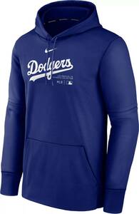 【USサイズ XL 選手使用と同じモデル】 NIKE ナイキ メンズ ドジャース Los Angeles Dodgers Authentic Collection Practice フーディー