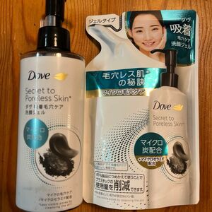 Dove ダヴ 吸着毛穴ケア 洗顔ジェル 本体＆詰替