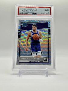 NBA カード Panini basketball donruss optic 2020-21 tyrese haliburton silver wave prizm RC ルーキー psa