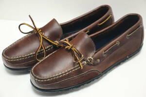 POLO SPORT deck shoes *27cm*US9D* dead stock * unused goods * Polo sport * Ralph Lauren * leather moccasin *USA buy 