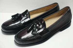 COLE HAAN コールハーン　タッセルローファー革靴◆27-27.5cm相当◆US10.5B◆デッドストック◆未使用品◆レザーソールシューズ◆USA購入