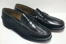 フローシャイム　ペニーローファー革靴◆29cm◆US11D◆デッドストック◆未使用品◆FLORSHEIM◆レザーソールシューズ◆USA購入_画像2