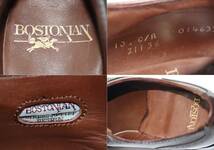 ビンテージ BOSTONIAN ウイングチップ革靴◆27-27.5cm◆US10C◆USA製◆超美品◆ボストニアン◆旧ロゴ◆レザーソールシューズ◆USA購入_画像7