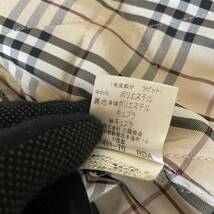 バーバリーブラックレーベル ラビットファー ノバチェック デニムジャケット インディゴ Gジャン ロゴジップブルゾン BURBERRY BLACK LABEL_画像9