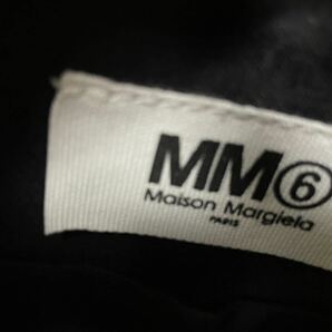 MM6 斜め掛けバッグ シルバー 革製品 プレゼントリボン型 新品タグ付きの画像5