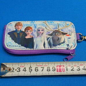 n403k アナと雪の女王2 キーケース FROZENⅡ リール付き ポーチ ディズニー 女の子 子供 キッズ 小学生 中古の画像2