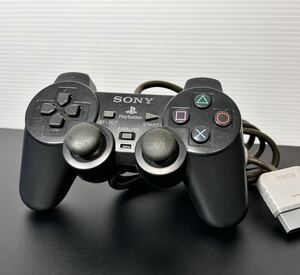 動作品 SONY PS コントローラー DUALSHOCK ダイアモンド ブラック SCPH-1200 PlayStation デュアルショック Diamond Black (2)