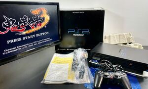 美品 動作品 PS2プレステ 2 プレイステーション2 SCPH-50000 ミッドナイトブラック 本体 MIDNIGHT BLACK Playstation2 (51)