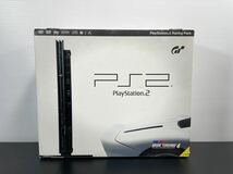 激レア SONY ソニー PlayStation2 プレイステーション2 SCPH-70000GT レーシングパック プレステ2 薄型 PS2 SCPH-75000 ソフト付きセット_画像3